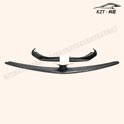 for Mazda Rx8 Late 09-12 R3 Tk Style 3Pcs Front Bumper Lip Chin Splitter Spoiler Partial Carbon Fiber(Mid Piece) Body Kits - Kazento Carbon Parts