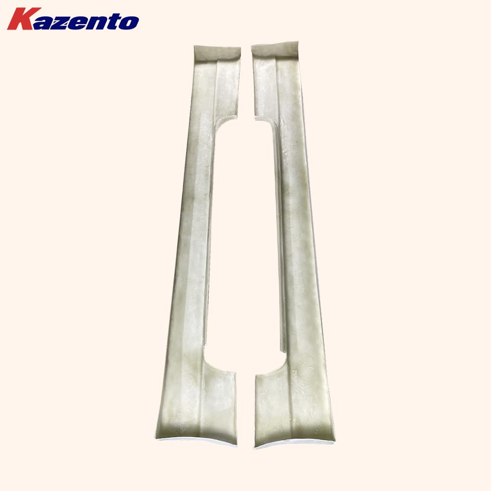 Kazento For Nissan Skyline R33 GTST MS Style Fiberglass FRP Unpaint Side Skirt Kits - Kazento Carbon Parts