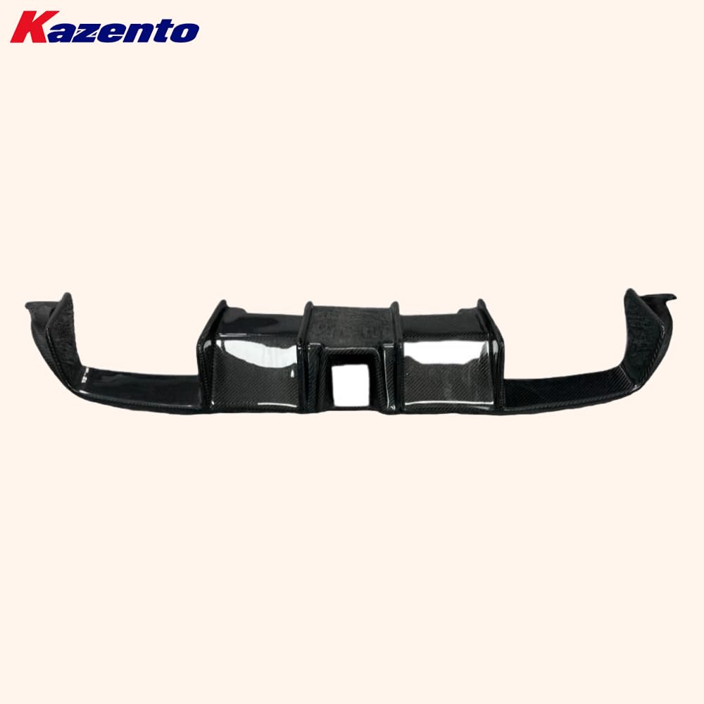Kazento For BMW M2 F87 Coupe 2016-21 Carbon MTC Style Rear Bumper Diffuser Lip 3pcs - Kazento Carbon Parts