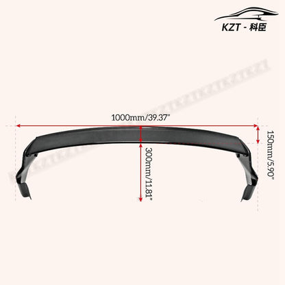 Rear Wing For Mini F56 GP Style Spoiler with adjustable blade Carbon Fiber Car Tail Fin Body Kit - Kazento Carbon Parts