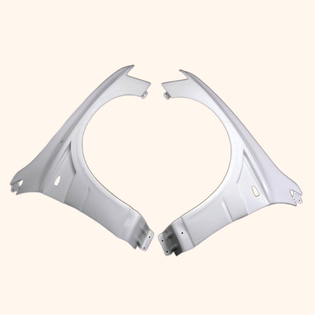 Kazento For Mitsubishi Evolution 8 9 Front Wider Single Vented Fender (+10Mm) Fiber Glass - Kazento Carbon Parts