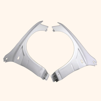 Kazento For Mitsubishi Evolution 8 9 Front Wider Single Vented Fender (+10Mm) Fiber Glass - Kazento Carbon Parts