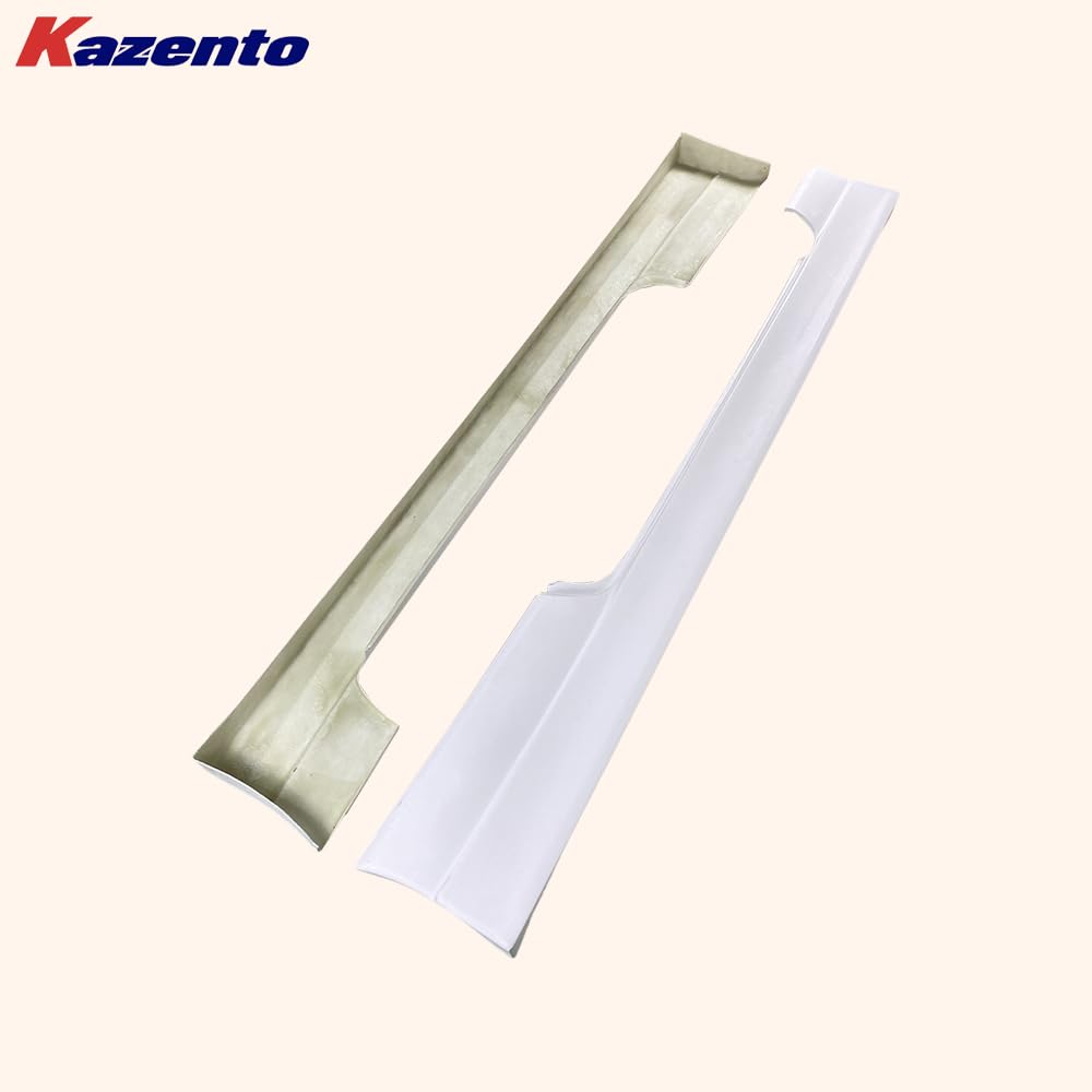 Kazento For Nissan Skyline R33 GTST MS Style Fiberglass FRP Unpaint Side Skirt Kits - Kazento Carbon Parts