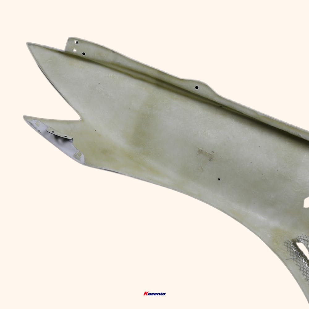 Kazento For Mitsubishi Evolution 8 9 Front Wider Single Vented Fender (+10Mm) Fiber Glass - Kazento Carbon Parts