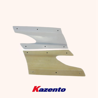Kazento For Nissan GTR R35 13-18 VR Style Rear Under Skirt Side Air Shroud (FRP Unpaint) - Kazento Carbon Parts