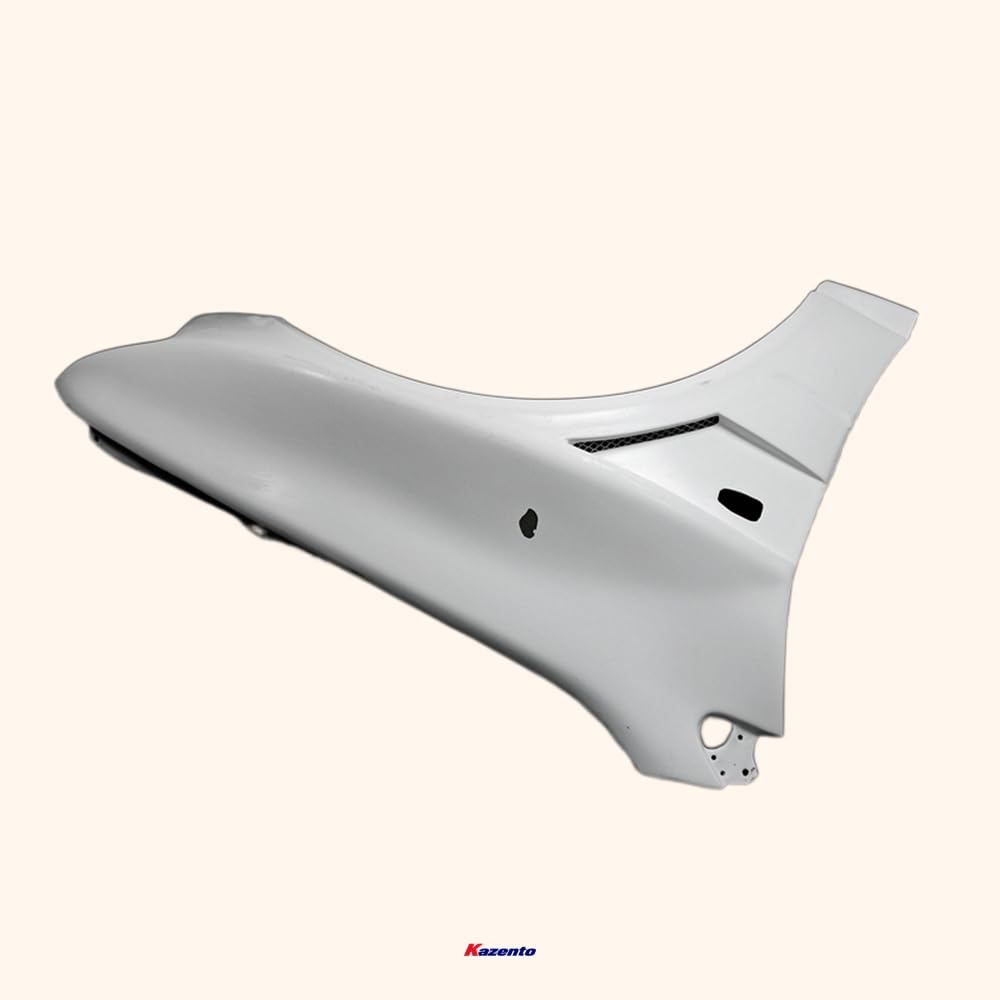 Kazento For Mitsubishi Evolution 8 9 Front Wider Single Vented Fender (+10Mm) Fiber Glass - Kazento Carbon Parts