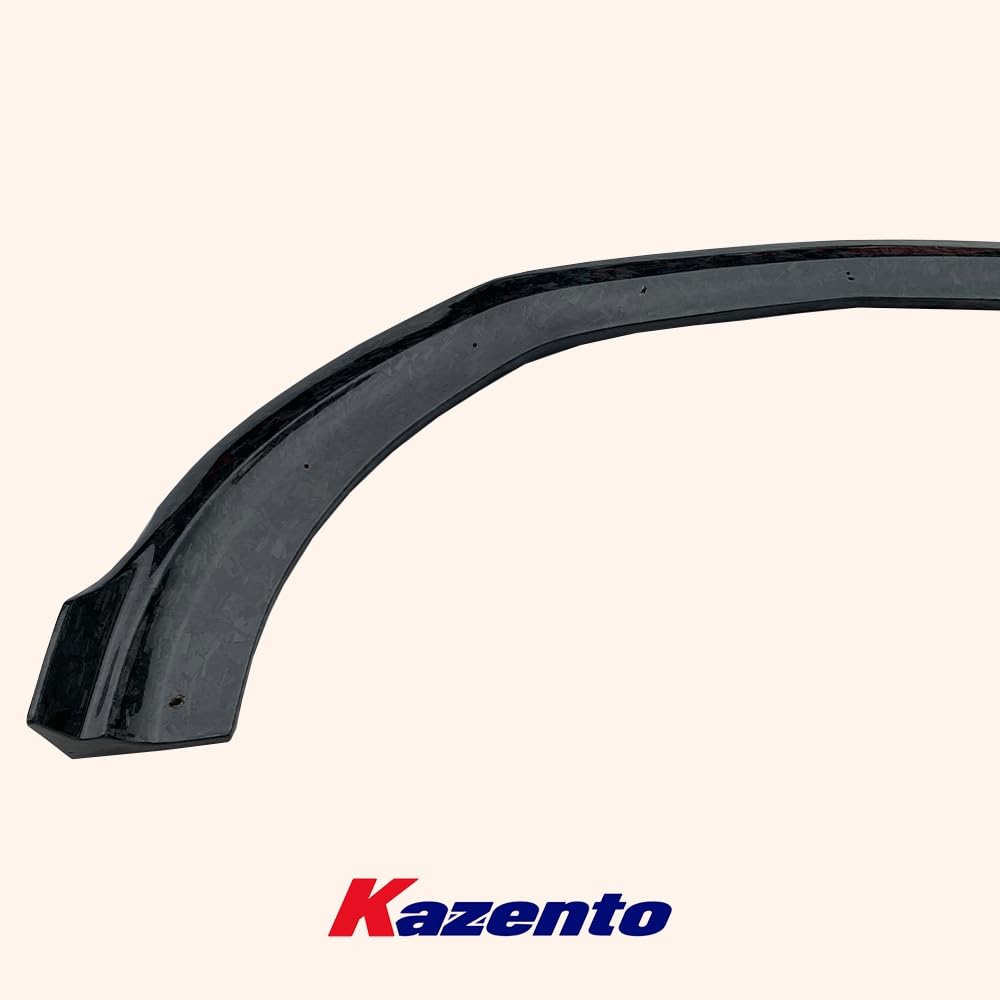 Kazento For Mercedes Benz S Class W222 13-16 KZ Style Forged Carbon Front Bumper Lip - Kazento Carbon Parts
