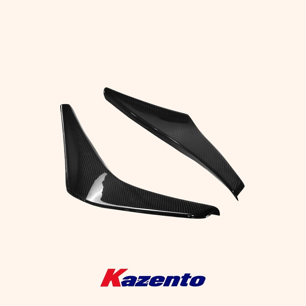 Kazento For Mitsubishi Evolution EVO 8 03-05 Carbon Fiber VS Style Front Bumper Canards - Kazento Carbon Parts