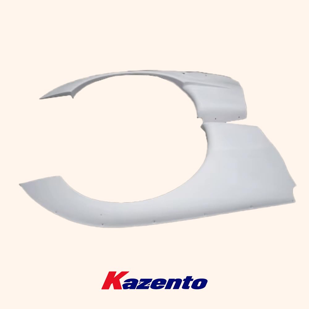 Kazento For Mazda RX7 FD3S RE-GT Kit Fiberglass FRP Unpaint Rear Panel Fender Flares - Kazento Carbon Parts