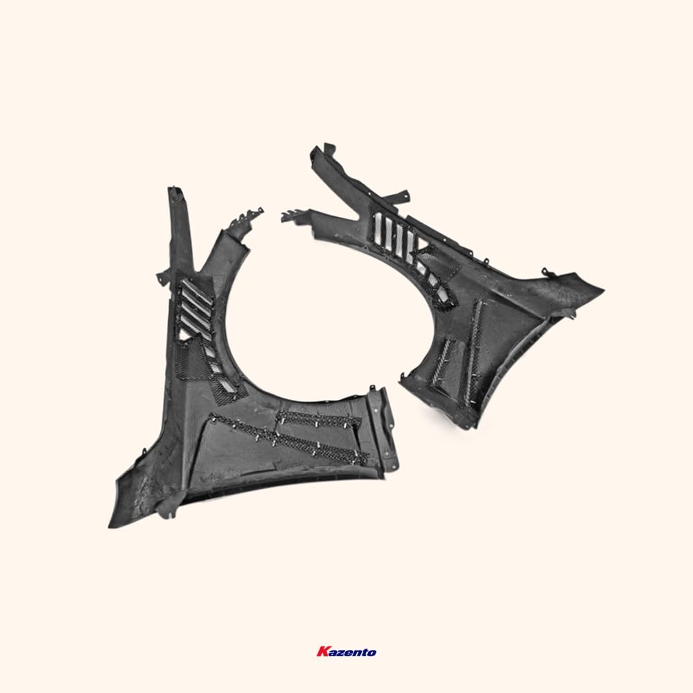 Kazento For Infiniti Q50 V37 Epa Attk Type Front Vented Fender (With Upper Vent) Carbon Fiber - Kazento Carbon Parts