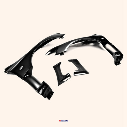 Kazento For Evolution 8 9 For Mitsubishi Vrs Style Aero Gt Front Vented Fender Partial Carbon Fiber(Vents) - Kazento Carbon Parts