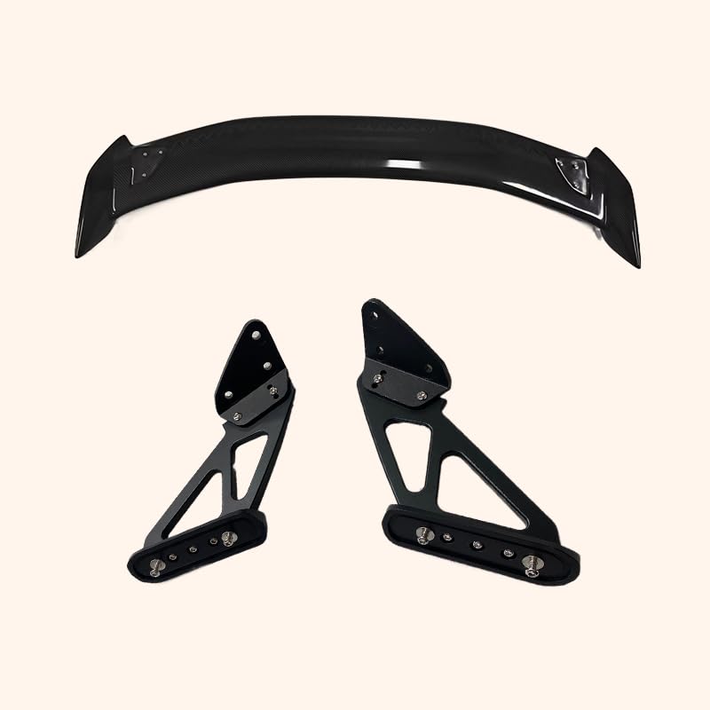 For 2022+ Honda Civic FE1 11th M Style Rear Spoiler Wing Carbon Fiber With Stand - Kazento Carbon Parts