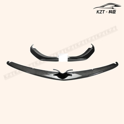 for Mazda Rx8 Late 09-12 R3 Tk Style 3Pcs Front Bumper Lip Chin Splitter Spoiler Partial Carbon Fiber(Mid Piece) Body Kits - Kazento Carbon Parts