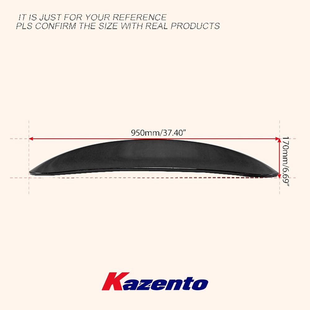 For Mini R56 Cooper S Oem Type Spoiler Fiber Glass Universal Wing For Car Vehicle Body Parts Kits - Kazento Carbon Parts
