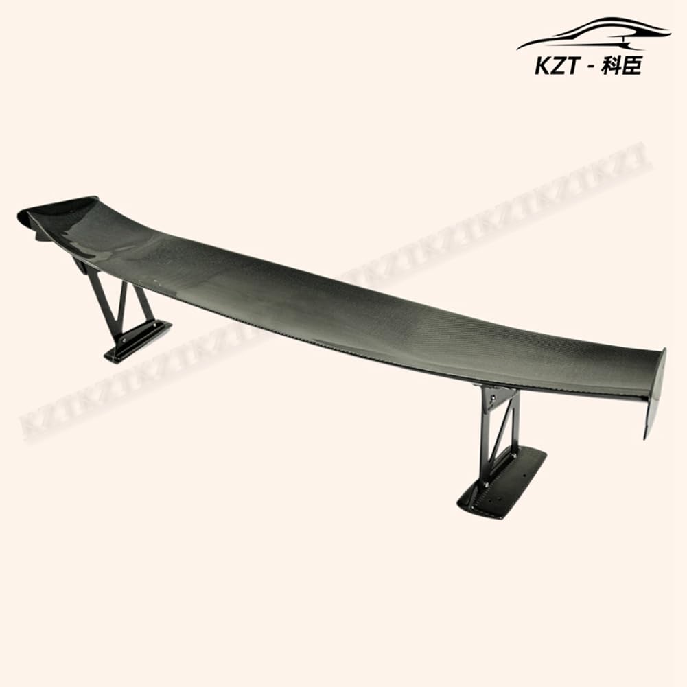 For Honda Civic FD2 Js Racing Rear GT Spoiler (1500mm long) Partial Carbon Fiber(base with FRP) Car Body Parts Kits - Kazento Carbon Parts