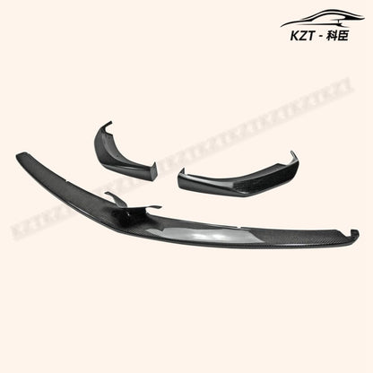 for Mazda Rx8 Late 09-12 R3 Tk Style 3Pcs Front Bumper Lip Chin Splitter Spoiler Partial Carbon Fiber(Mid Piece) Body Kits - Kazento Carbon Parts