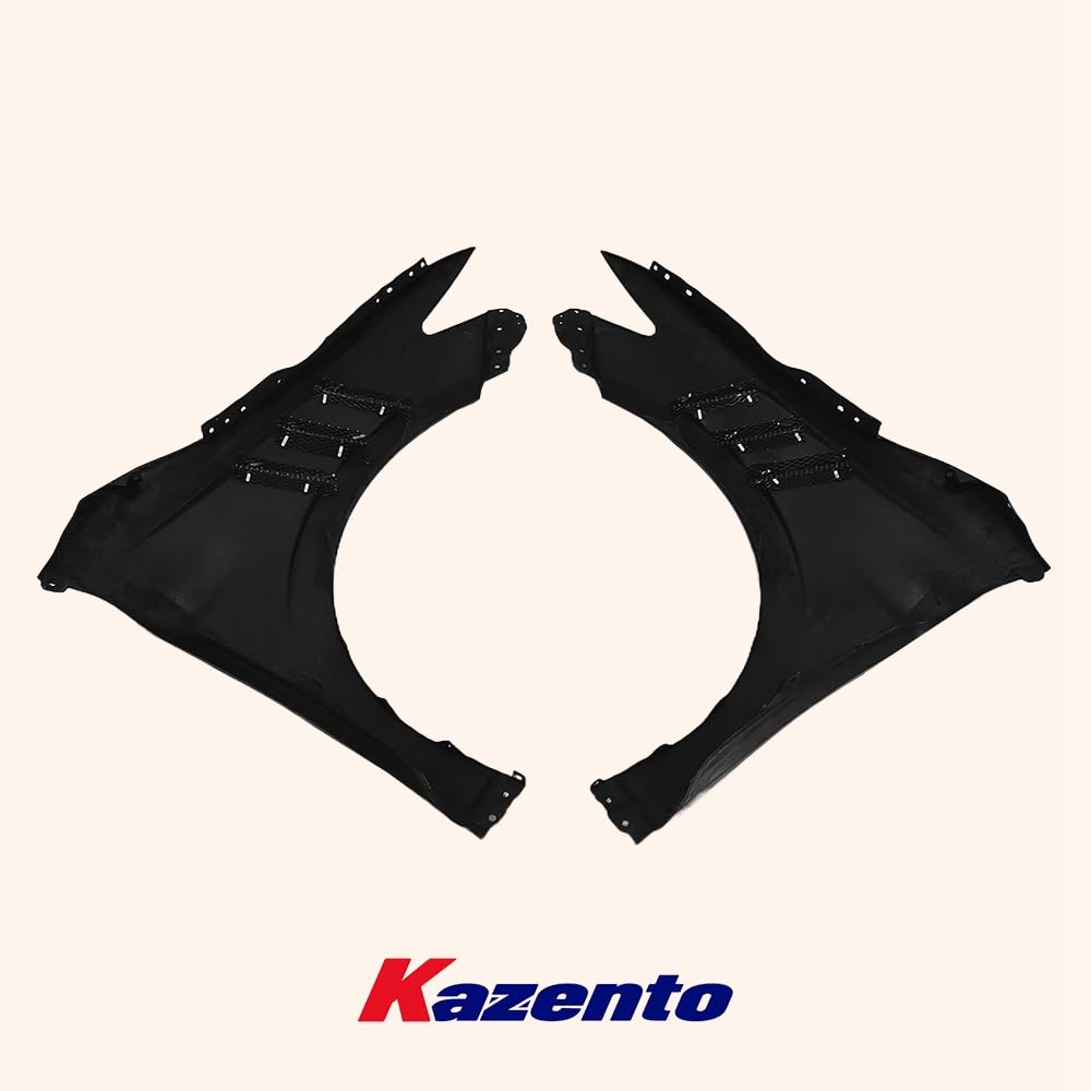 Kazento For Toyota Camry 2018-2023 KZ Style Vented Carbon Fiber Front Fender Pair - Kazento Carbon Parts