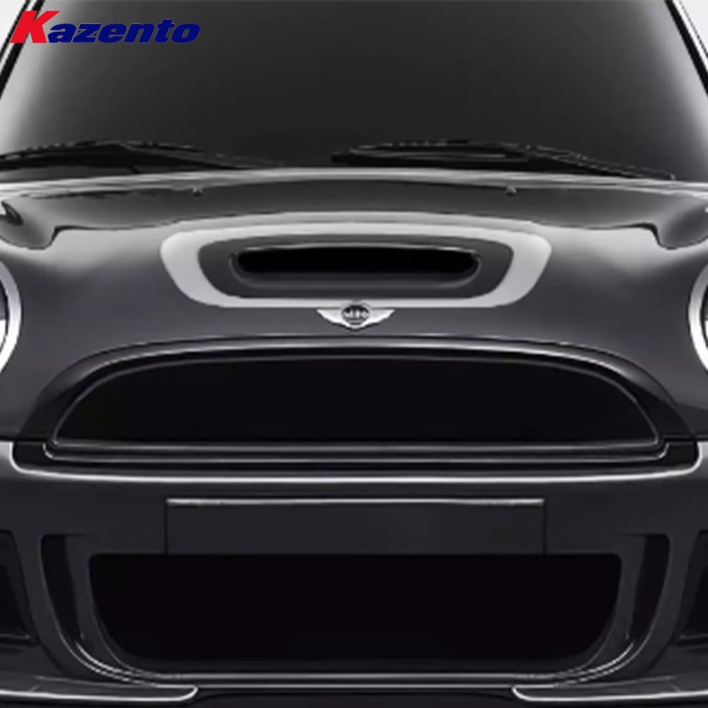 Kazento For Mini Cooper R56 3D Hatchback 06-13 OE Style Carbon Front Bonnet Hood Scoop - Kazento Carbon Parts