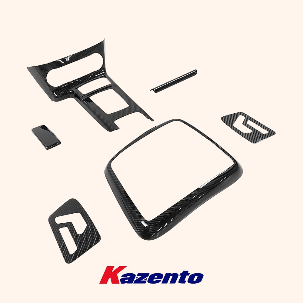 For Benz 2013-18 W463 G550 G63 Dry Carbon Dash Interior Trim Panel 6PCS Stick On - Kazento Carbon Parts