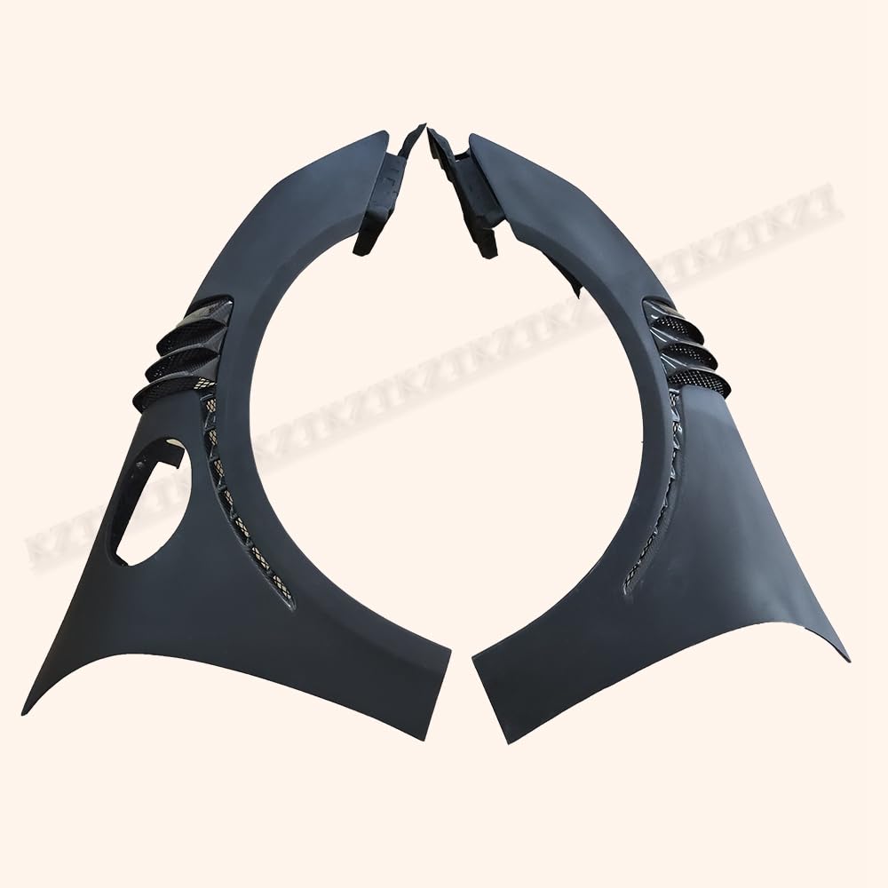 For Porsche 718 (16-23) Front Fender Vented Style Partial Carbon Fiber with Vents - Kazento Carbon Parts