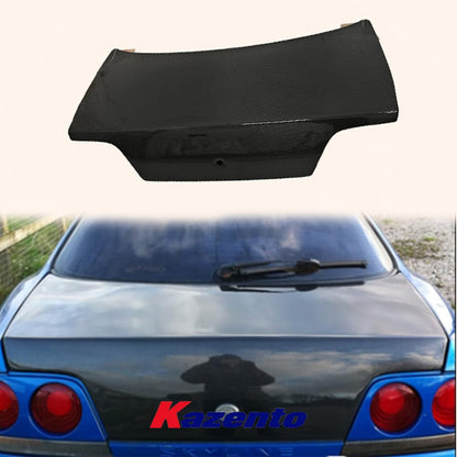 For Skyline For Nissan R33 Gts Gtr Rear Trunk Carbon Fiber - Kazento Carbon Parts