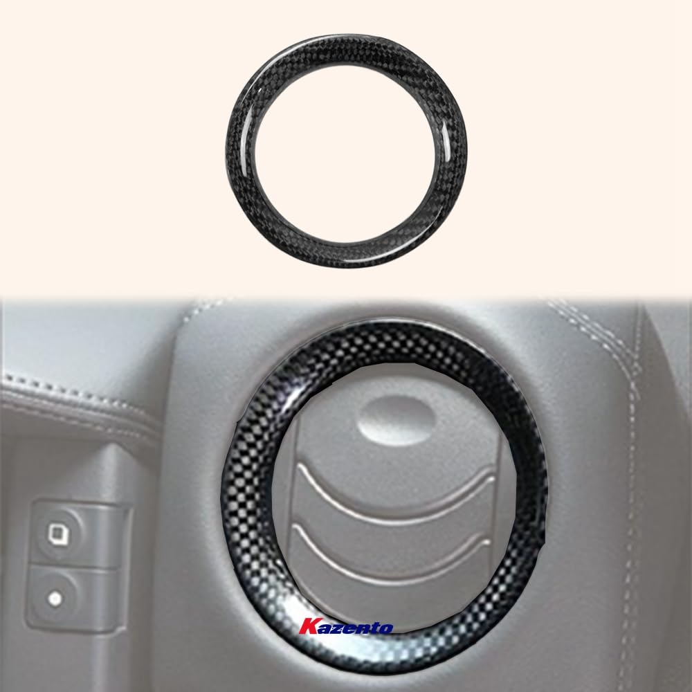Kazento For 2008-2016 Nissan GTR R35 Carbon Interior Dash Air Conditional Duct Cover - Kazento Carbon Parts