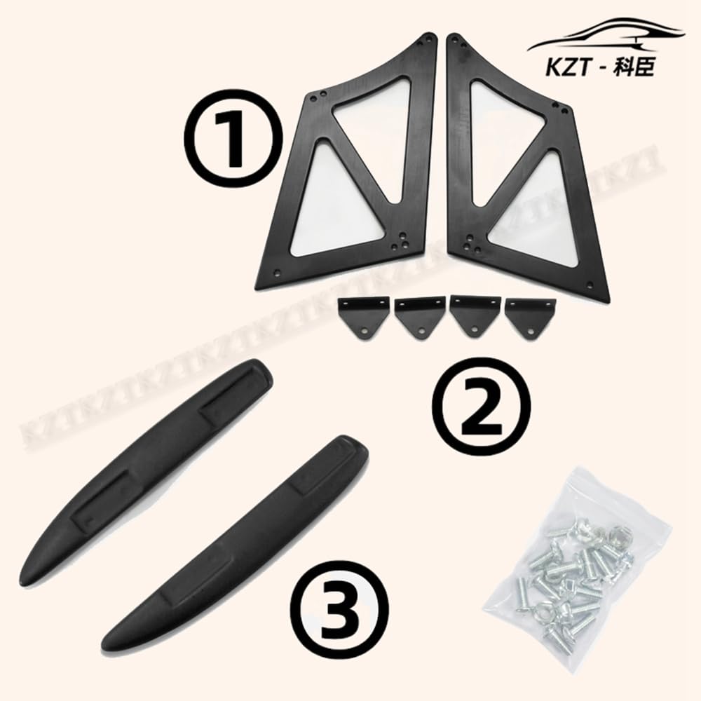 Rear Trunk Wing For Subaru GT86/BRZ VTX2 Style Rear GT Spoiler (Side Mount) 1600MM Carbon Fiber - Kazento Carbon Parts