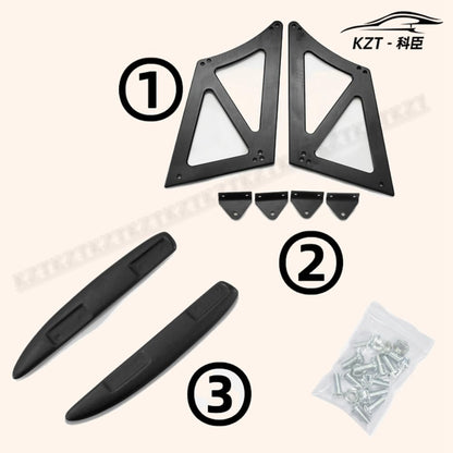 Rear Trunk Wing For Subaru GT86/BRZ VTX2 Style Rear GT Spoiler (Side Mount) 1600MM Carbon Fiber - Kazento Carbon Parts