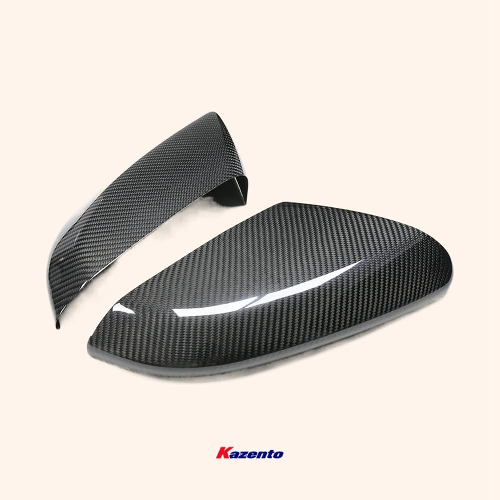 For Civic Fk7 Fc1 Fk8 Type R For Honda Side-view Mirror Cover (Stick On Type) Dry Glossy Carbon Fiber Rearview Mirror Guard Covers - Kazento Carbon Parts