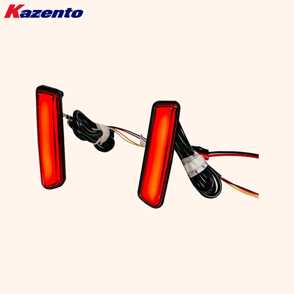 Kazento For Honda Civic Type R FL5 2023-24 ABS OE Style Rear Bumper LED with Line - Kazento Carbon Parts