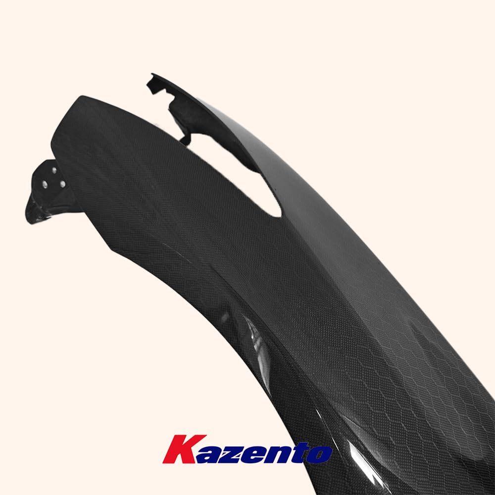 Kazento USA Shipping For Infiniti G37 2008-2013 Couple (2 Door Only) Honeycomb Carbon Vented Front Fender - Kazento Carbon Parts