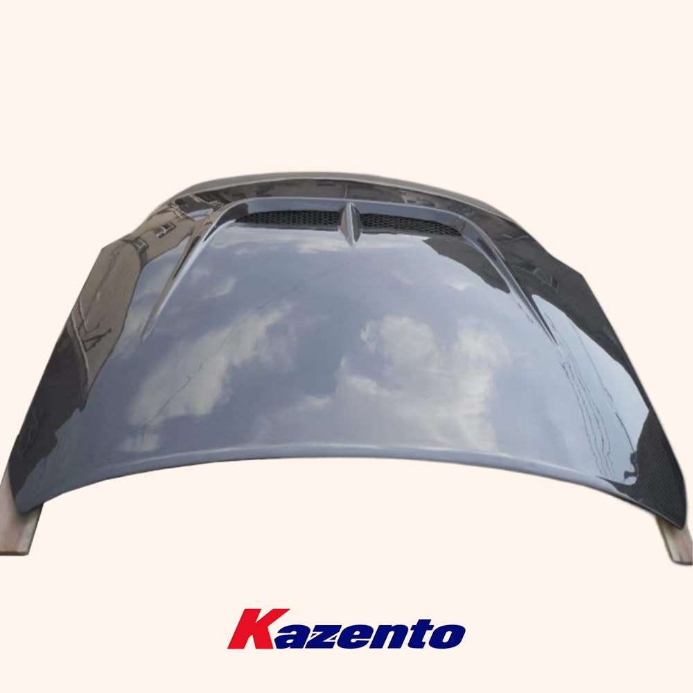 Kazento For Nissan Z33 350Z (07-08 Only) KZ Style Carbon Fiber Front Vented Hood Bonnet - Kazento Carbon Parts