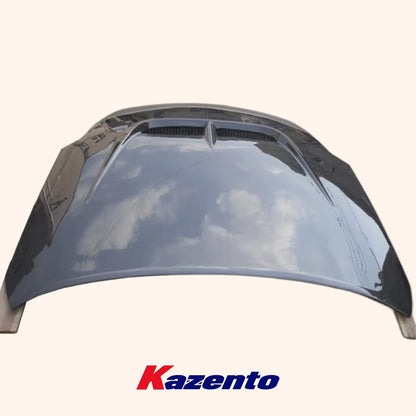 Kazento For Nissan Z33 350Z (07-08 Only) KZ Style Carbon Fiber Front Vented Hood Bonnet - Kazento Carbon Parts
