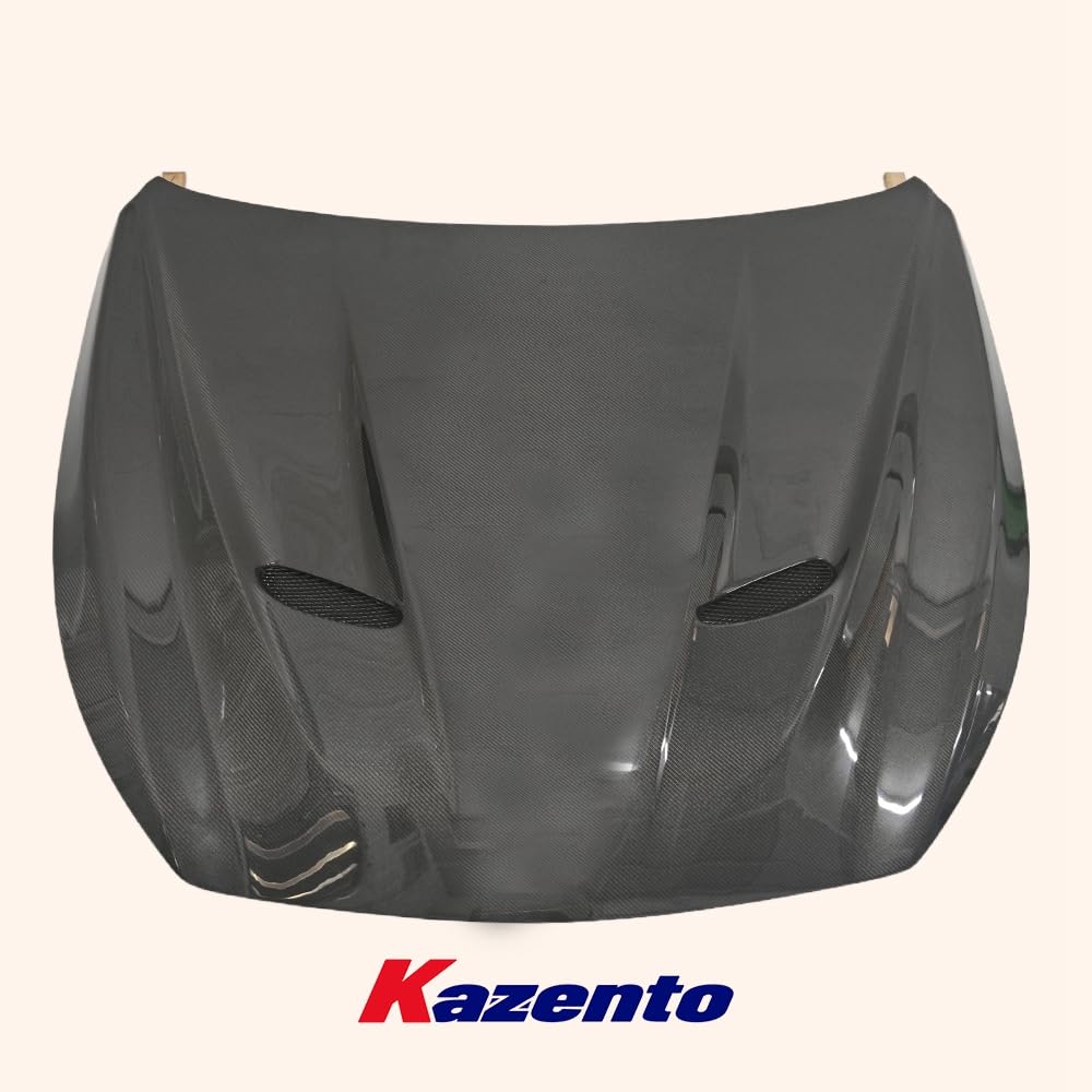 Kazento For Infiniti Q50 HT Style Vented Cooling Front Hood Bonnet Carbon Fiber - Kazento Carbon Parts