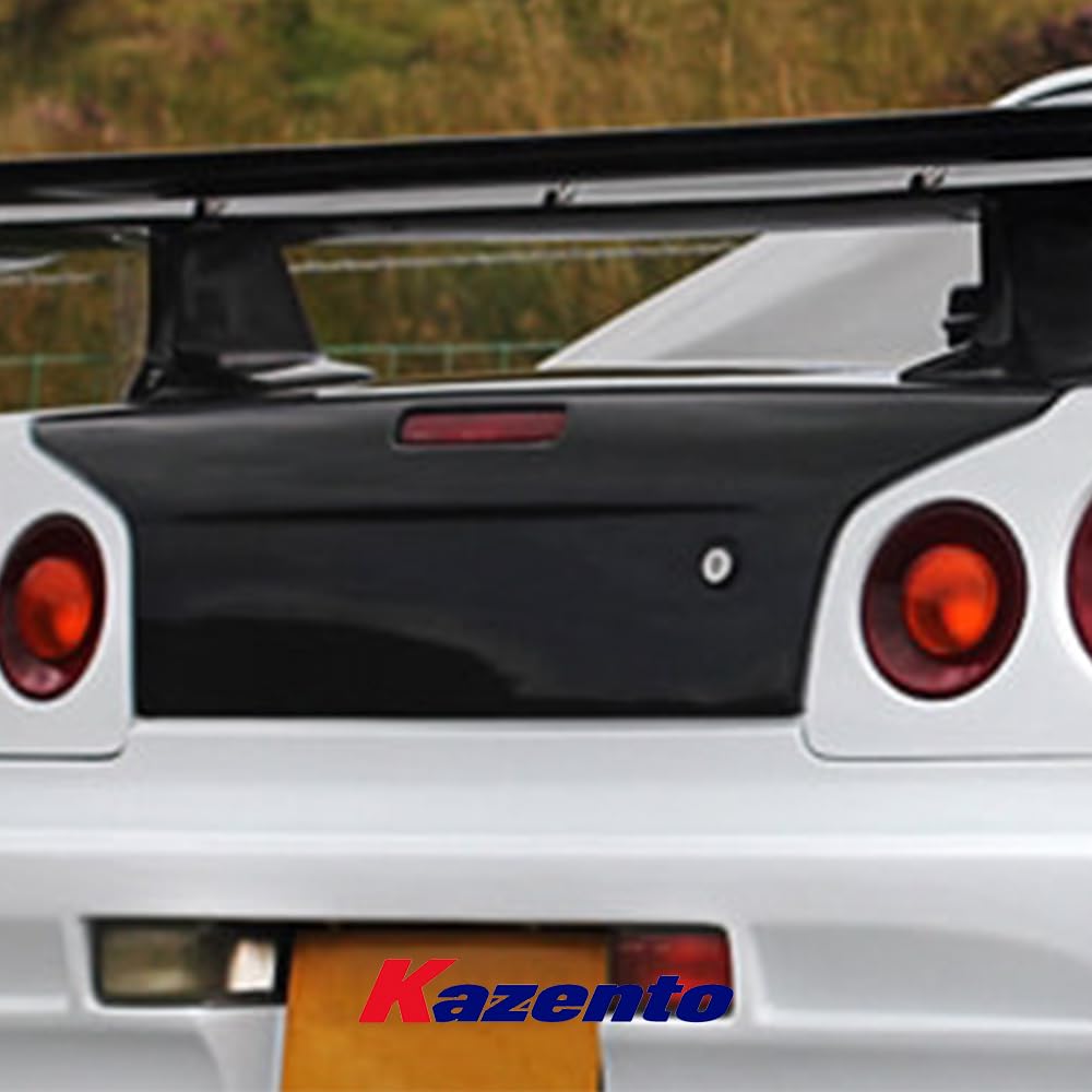 Kazento Rear Trunk For Nissan Skyline R34 GTR GTT Carbon (w/Brake Light Hole+Key hole) Shipping from the USA - Kazento Carbon Parts