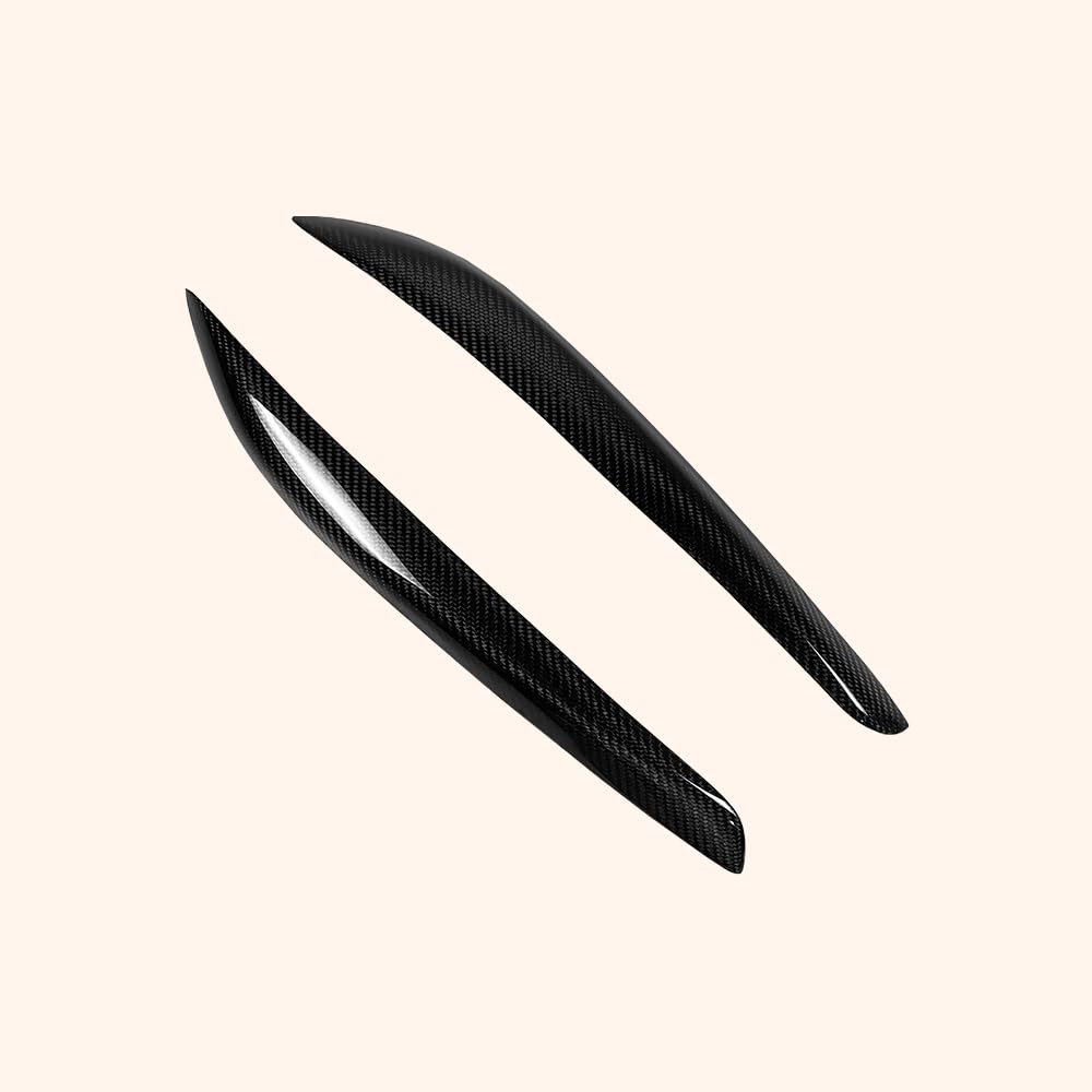 Kazento For 99-07 Nissan Skyline R34 GTR GTT GTS Front Bumper Headlight Eyelid Eyebrow - Kazento Carbon Parts