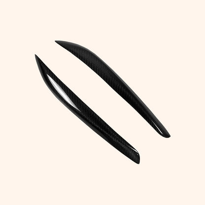 Kazento For 99-07 Nissan Skyline R34 GTR GTT GTS Front Bumper Headlight Eyelid Eyebrow - Kazento Carbon Parts