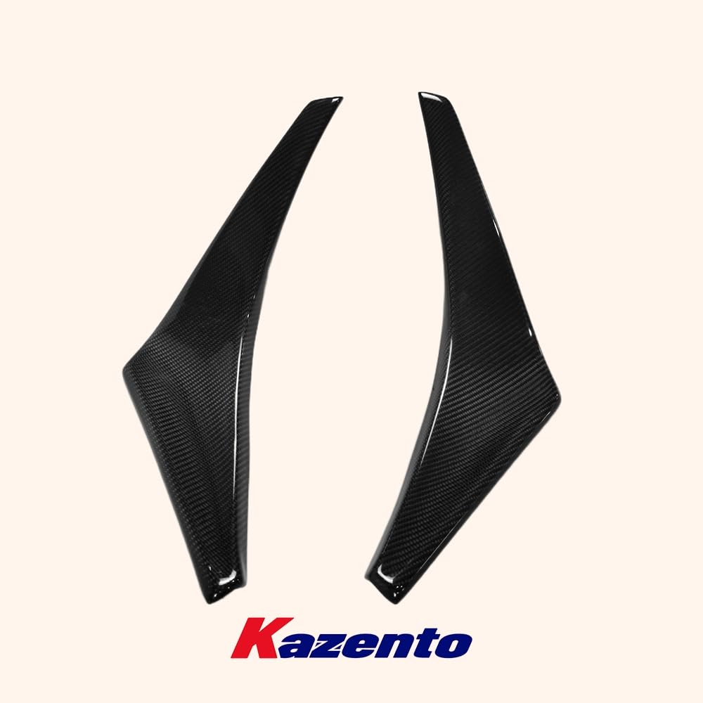 Kazento For Mitsubishi Evolution EVO 8 03-05 Carbon Fiber VS Style Front Bumper Canards - Kazento Carbon Parts