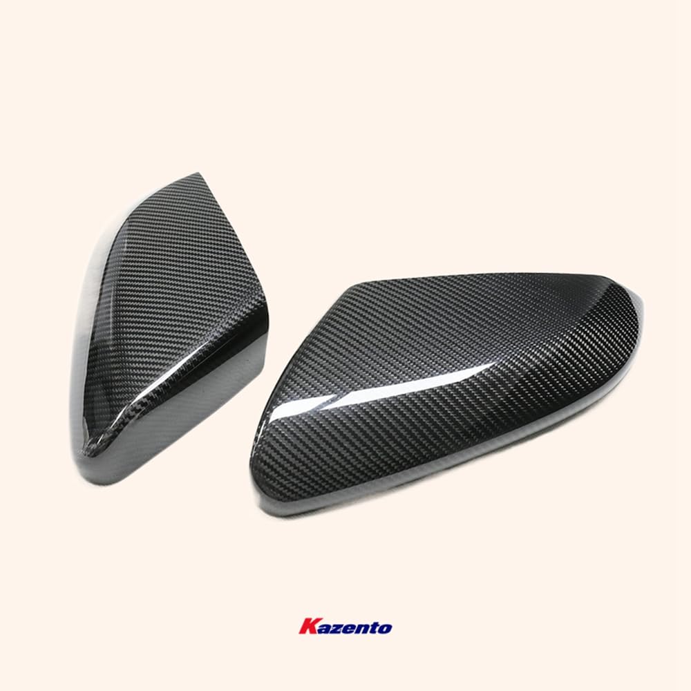 For Civic Fk7 Fc1 Fk8 Type R For Honda Side-view Mirror Cover (Stick On Type) Dry Glossy Carbon Fiber Rearview Mirror Guard Covers - Kazento Carbon Parts
