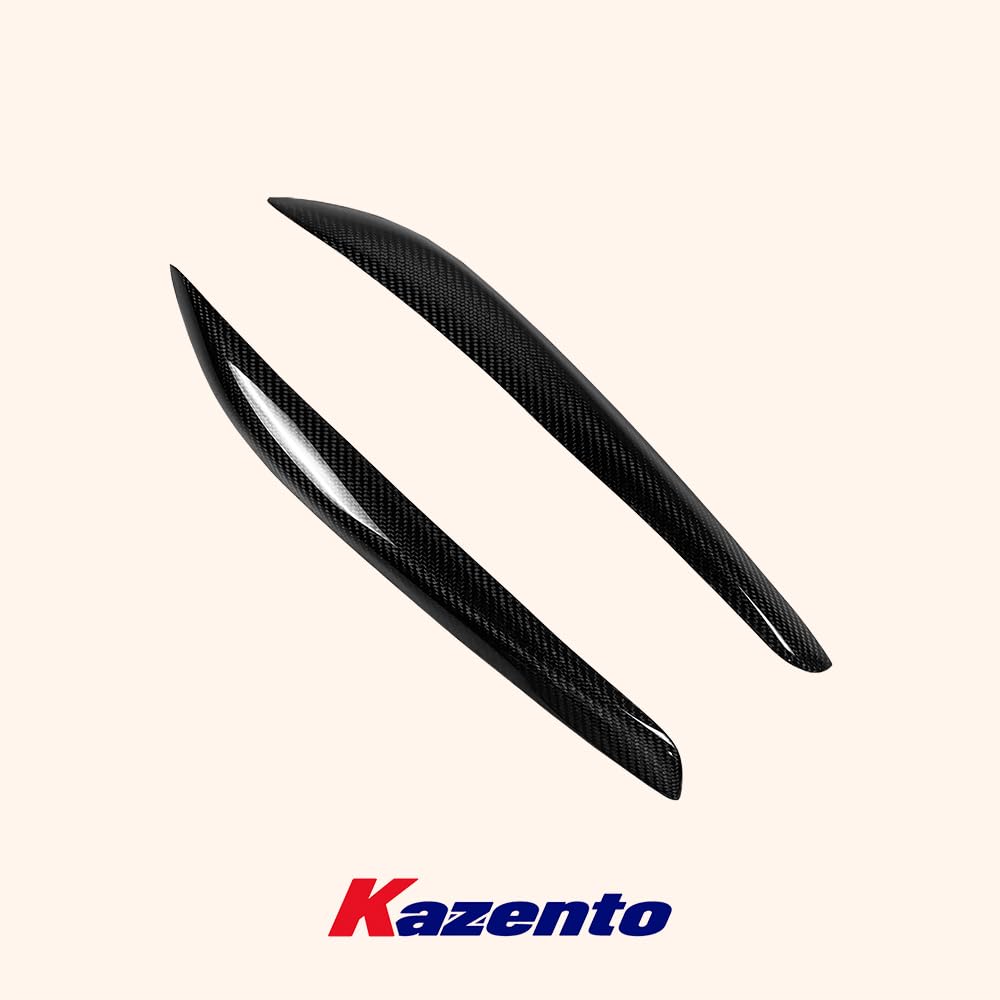 Kazento For 99-07 Nissan Skyline R34 GTR GTT GTS Front Bumper Headlight Eyelid Eyebrow - Kazento Carbon Parts