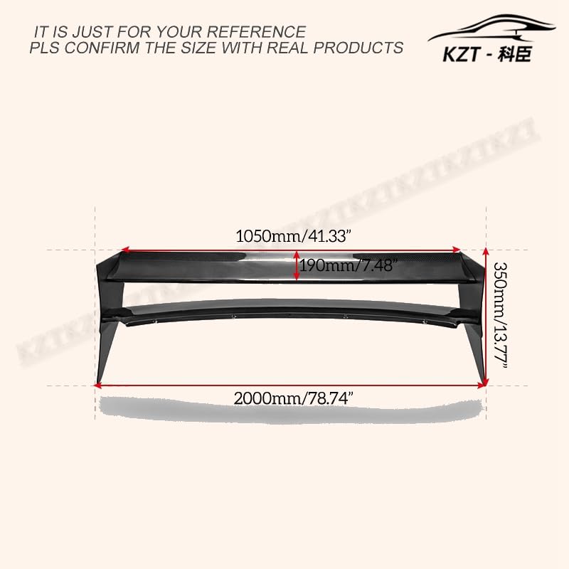 For Mini Cooper S R56 M7 Style Rear Roof Spoiler (Aluminmum End Cap) Partial Carbon Fiber(Blade) Car Body Parts Kits - Kazento Carbon Parts