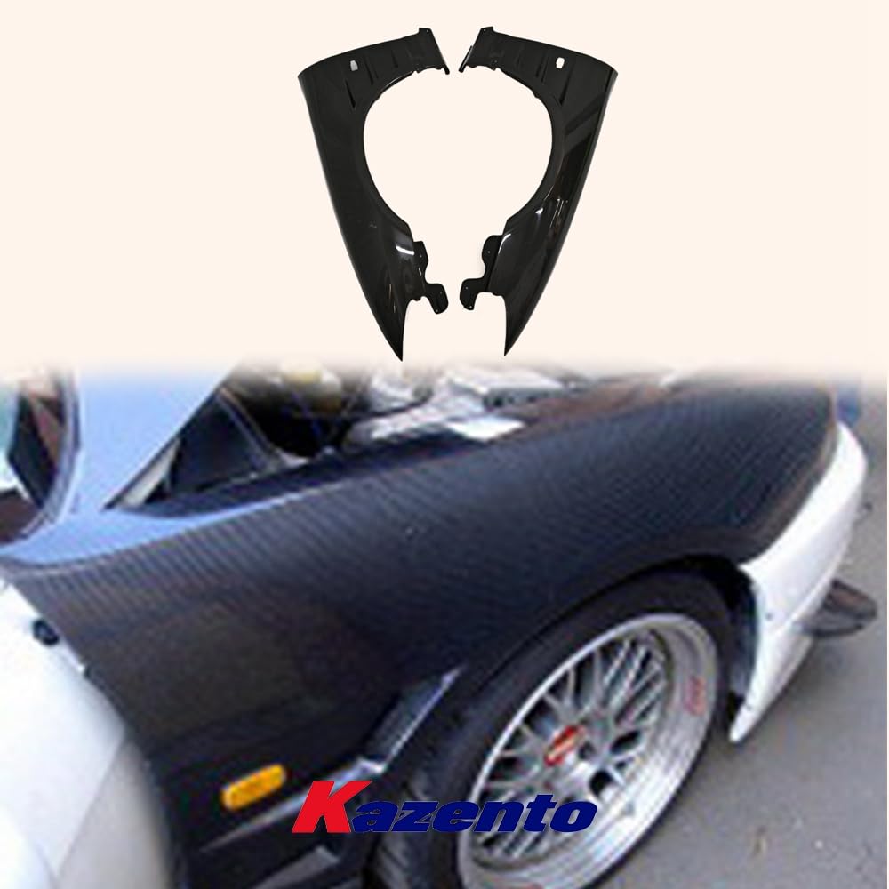 Kazento Front Fender Vented BN Style For Nissan Skyline R33 GTR Only Carbon Fiber Shipping from the USA - Kazento Carbon Parts