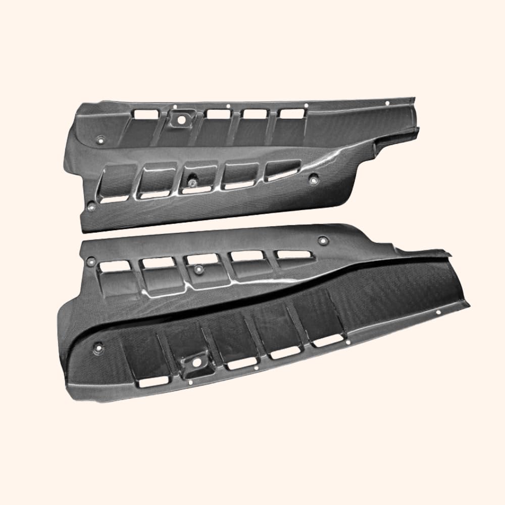 Kazento For Ferrari F430 430 05-09 1K Carbon Engine Bay Side Panel Replacement Pair - Kazento Carbon Parts