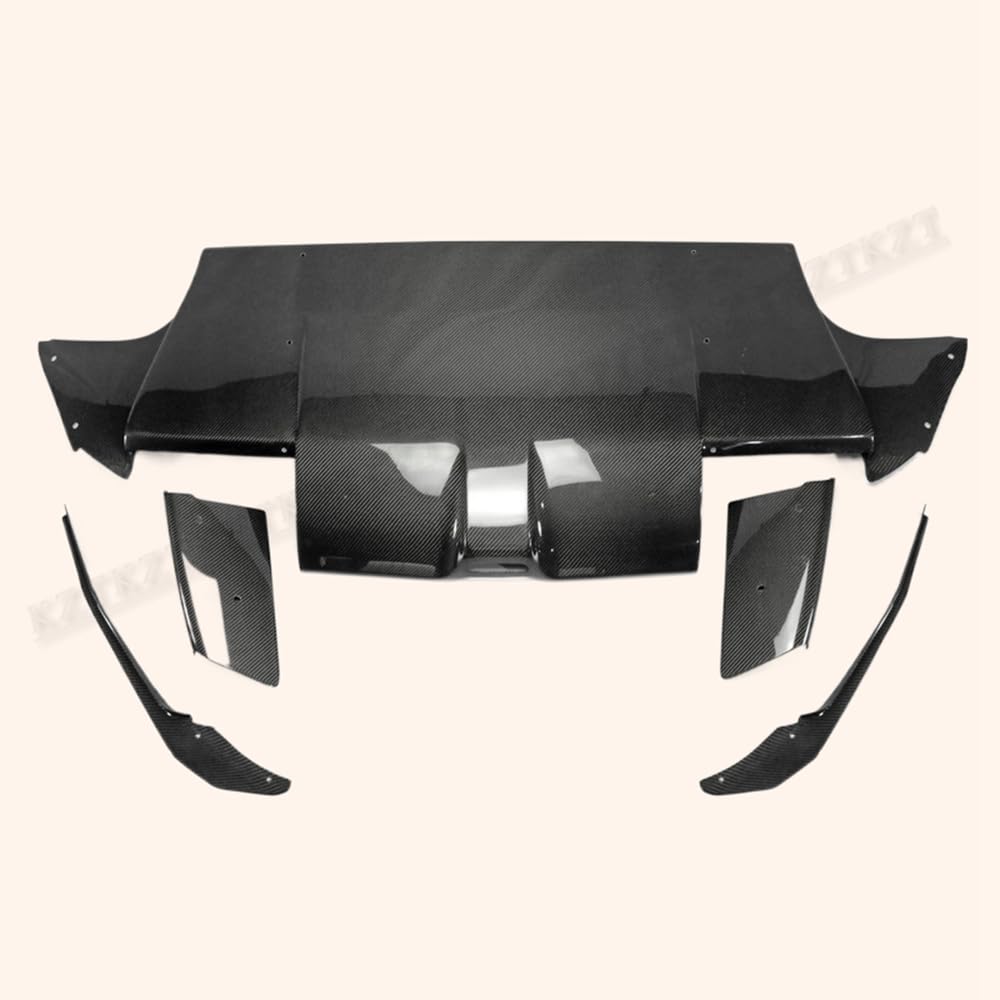 For Subaru Impreza 10 Gr Sti Vrs Style 09 Style Rear Under Diffuser W/Side Add On Carbon Fiber - Kazento Carbon Parts