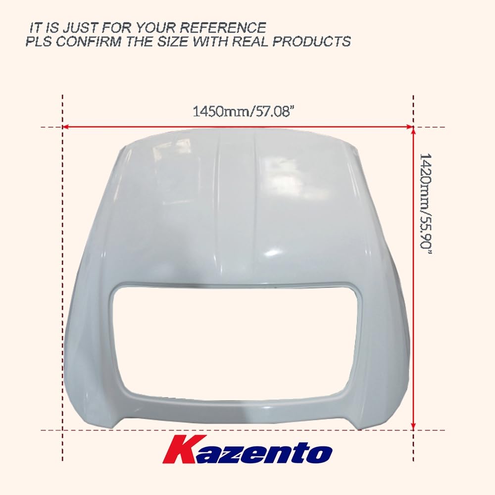 Kazento For Honda S2000 Hard Top Roof With Glass Replacement Fiberglass FRP Unpaint - Kazento Carbon Parts