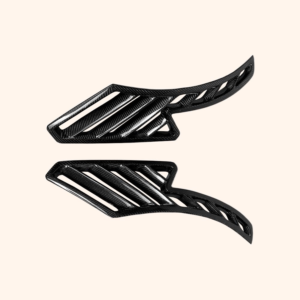Kazento For BMW E92 E93 Real M3 Vented Carbon Fiber Front Fender Vents Ducts Pair DIY - Kazento Carbon Parts