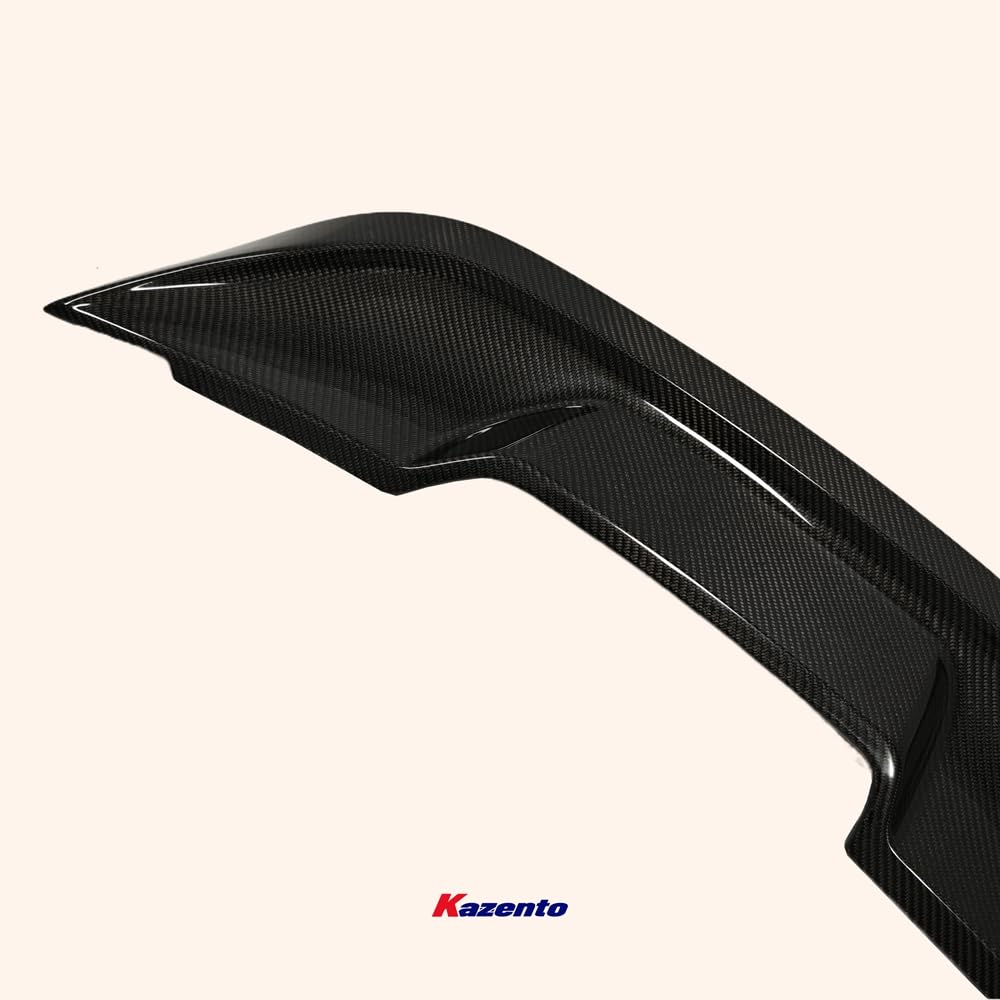 Kazento For Mustang 2015-2020 GT500 Style For Ford Carbon Rear Trunk Bumper GT Spoiler Wing - Kazento Carbon Parts