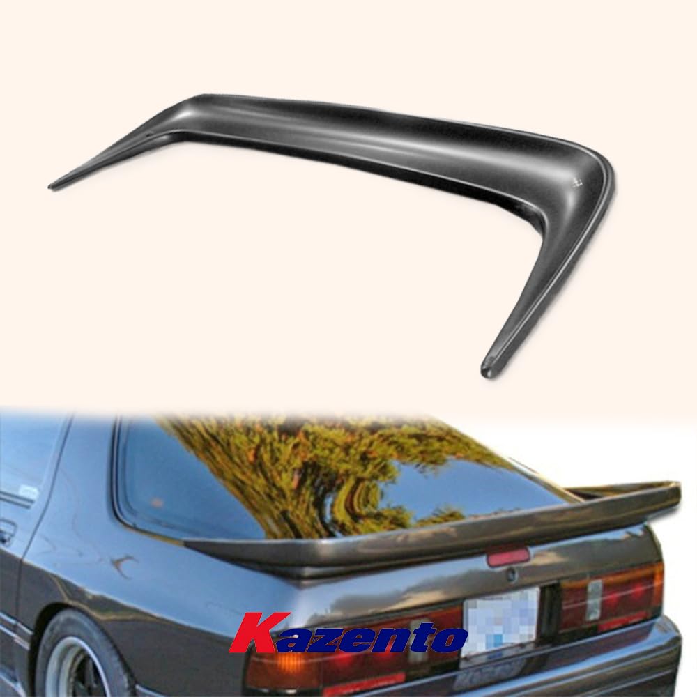 Kazento For Mazda RX7 RX-7 FC FC3S WG Carbon Fiber Rear Trunk Boot Lip Spoiler Wing - Kazento Carbon Parts