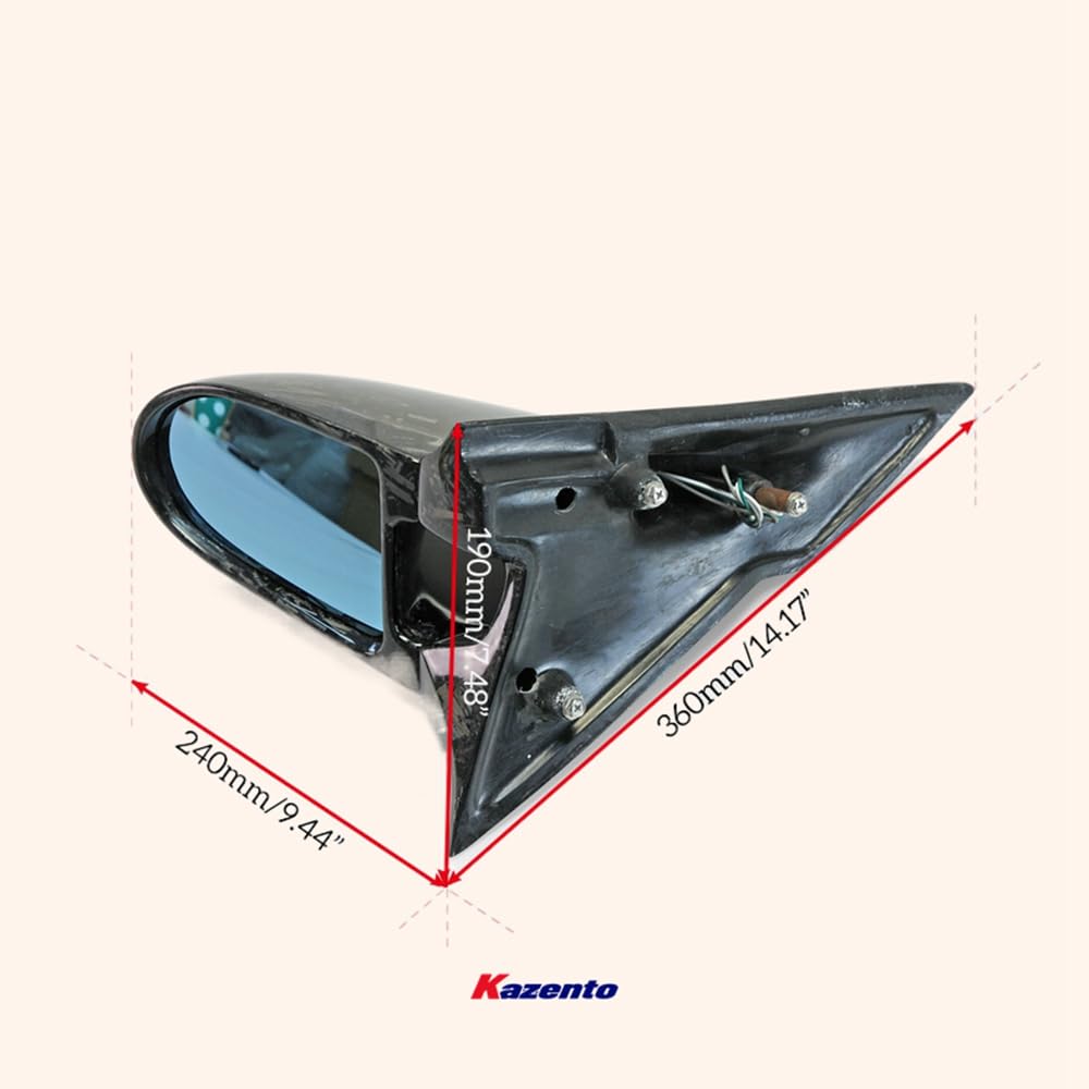 Kazento For Civic Fk7 Fk8 Type R For Honda Aero Mirror (Left Hand Drive Vehicle) Rearview Mirror Guard Covers Carbon Fiber Forged Looks - Kazento Carbon Parts