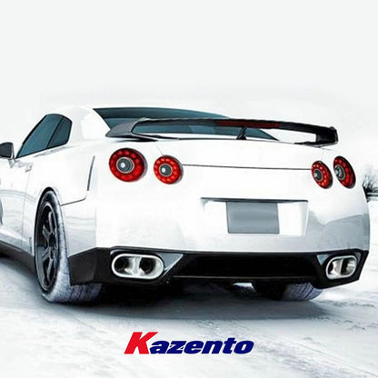 Kazento For Nissan GTR R35 (08-11 Only) OE Style Carbon Fiber Rear Bumper Lip Diffuser - Kazento Carbon Parts